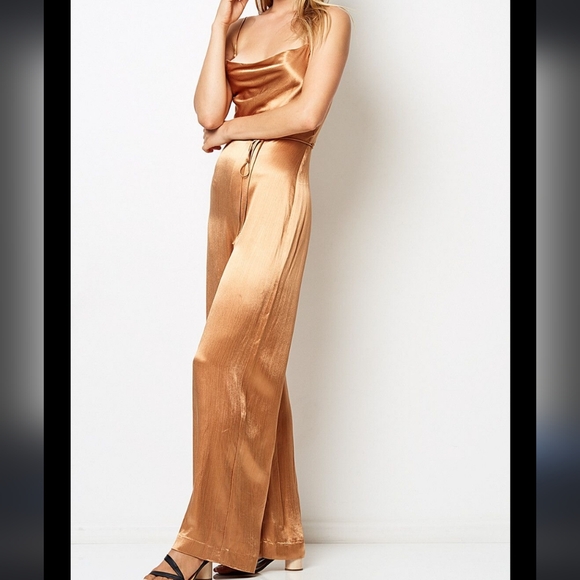 Bec & Bridge Women's Feel The Heat Jumpsuit- Cinnamon BNWOT Size 6 NYE - Picture 1 of 13